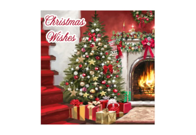 12pk Xmas At Home Cards (X-34193-BC)