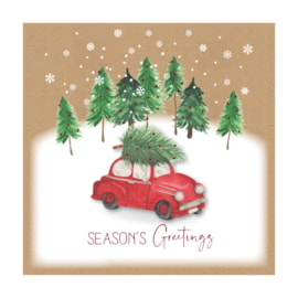 12pk Driving Home Kraft Cards (X-34202-BC)