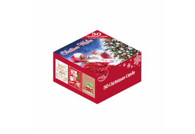 30pk Xmas Cards Boxed (X-34232-BC)