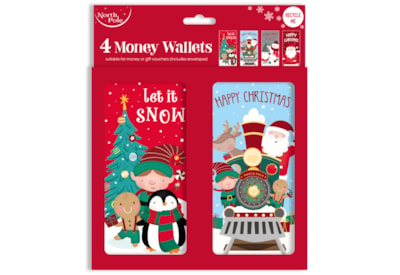 4pk Cute Money Wallets (X-34235-MWC)