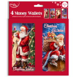 4pk Traditional Money Wallets (X-34238-MWC)