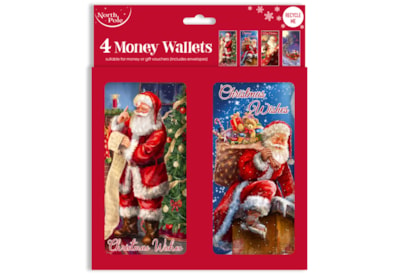 4pk Traditional Money Wallets (X-34238-MWC)