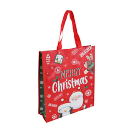 Eurowrap Fragile Xmas Presents Pp Woven Bag Small (X-34313-PPC)