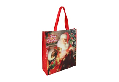 Eurowrap Traditional Santa Pp Woven Bag Small (X-34316-PPC)