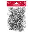 Eurowrap Silver Metallic Bows 16pk (X-34334-BC)