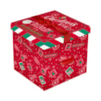 Eurowrap Square Flat Pack Xmas Eve Delivery  Gift Box (X-34412-BXC)