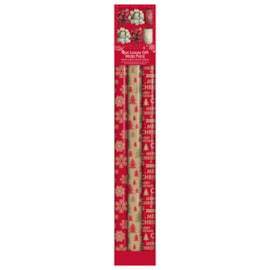 Eurowrap Kraft Gift Wrap Compendium (X-34424-GWC)