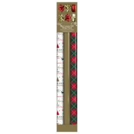 Eurowrap Tartan Metallic Gift Wrap Compendium (X-34427-GWC)