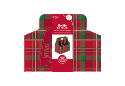 Eurowrap Tartan Bottle Carrier Flt (X-34493-BTC)