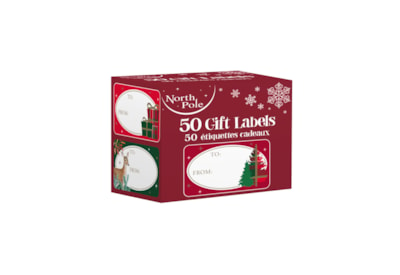 50 Traditional Sticker Gift Tags (X-34505-GTC)