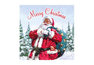 12pk Traditional Santa Cards (X-34578-BC)