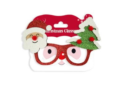 Eurowrap Christmas Character Glasses Asst (X-34611-GLASC)