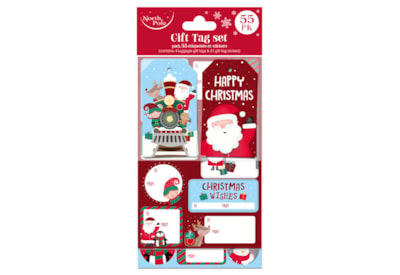 55pk Cute Gift Tag & Sticker Set (X-34677-GTC)