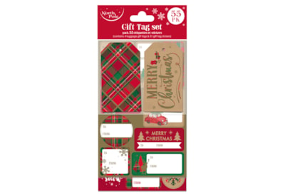 55pk Mod Gift Tag & Sticker Set (X-34683-GTC)