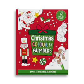 Eurowrap Christmas Colour By Numbers Book (X-34707-CBNC)