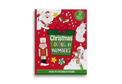 Eurowrap Christmas Colour By Numbers Book (X-34707-CBNC)