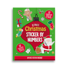 Eurowrap Christmas Sticker By Numbers Book (X-34710-MOSC)