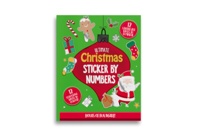 Eurowrap Christmas Sticker By Numbers Book (X-34710-MOSC)