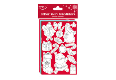 Eurowrap Christmas Colour In Stickers (X-34731-STIC)