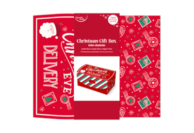 Eurowrap Christmas Eve Flat Gift Box (X-34765-FPC)