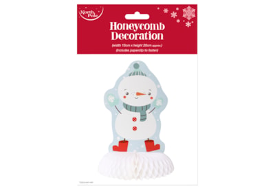 Eurowrap Snowman Honeycomb Dec (X-34786-HCC)