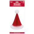 Eurowrap Santa Hat Honeycomb Dec (X-34789-HCC)