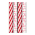 Eurowrap 4m Candy Cane Christmas Gift Wrap 4m (X-35242-GWC)