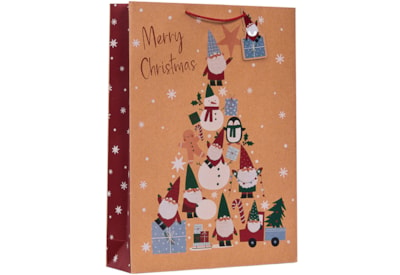 Christmas Gnomes Gift Bag Xlarge (X-570-XL)