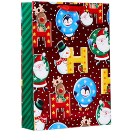 Ho Ho Ho Gift Bag Xlarge (X-574-XL)