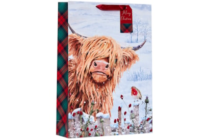 Highland Cow Gift Bag Xlarge (X-584-XL)