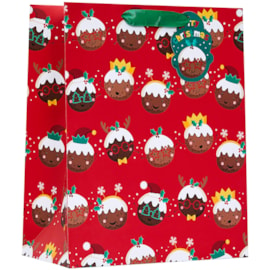 Christmas Pudding Gift Bag Large (X-592-L)