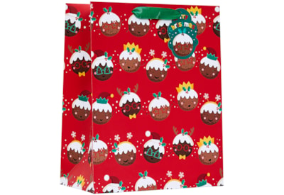 Christmas Pudding Gift Bag Large (X-592-L)
