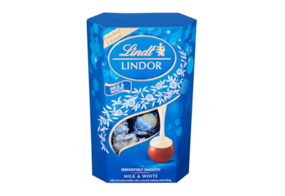 Lindt Lindor Milk & White Coronet 200g (X1424)