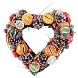 Jormaepourri Fruit Twig Heart 25cm (X14A)