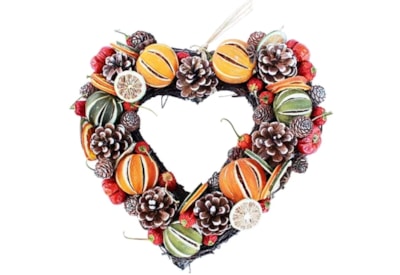 Jormaepourri Fruit Twig Heart 25cm (X14A)