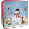 G Wilds Emb Snowman & Woodland Tin 160g (X3111)