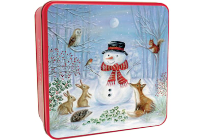 G Wilds Emb Snowman & Woodland Tin 160g (X3111)