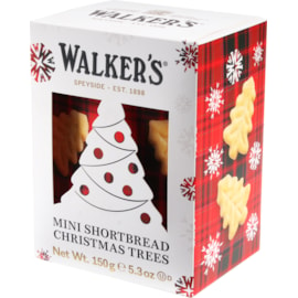 Walkers 3d Xmas Tree Shortbread Tree Box 150g (X3202)