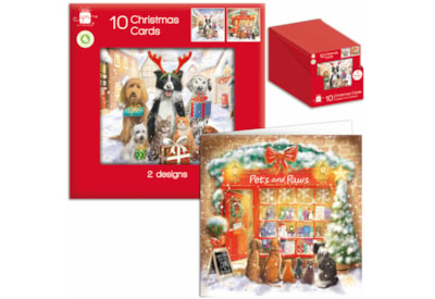 Giftmaker Square Traditional Pets Cards 10's (XAPGC809)