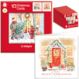 Giftmaker Square Front Door Scene Cards 10's (XAPGC816)