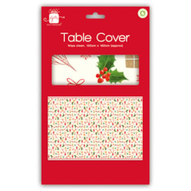 Giftmaker Traditional Plastic Table Cover 120x180cm (XAPGP702)