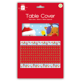 Giftmaker Kids Character Plastic Table Cover 120x180cm (XAPGP703)