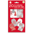 Giftmaker Red & White Gift Tags 20's (XAPGT102)