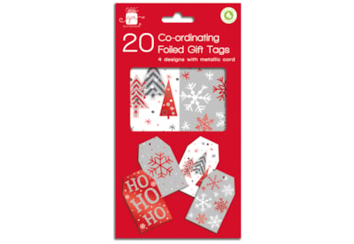 Giftmaker Red & White Gift Tags 20's (XAPGT102)