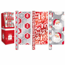 Giftmaker Foil Festive Fun Roll Wrap Asst 1.5mt (XAPGW114)