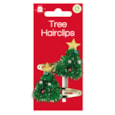 Giftmaker Christmas Tree Hair Clips (XAPGZ407)