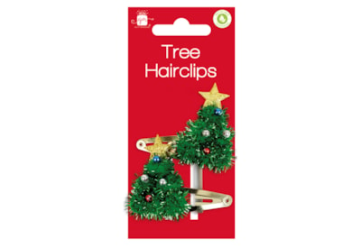 Giftmaker Christmas Tree Hair Clips (XAPGZ407)