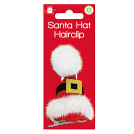 Giftmaker Santa Hat Hair Clip (XAPGZ420)