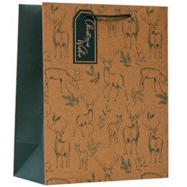 Forest Deer Gift Bag Large (XBV-209-L)
