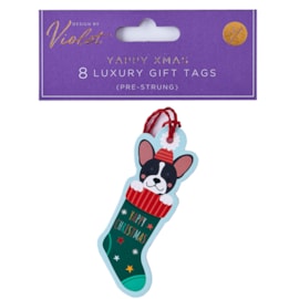 Yappy Christmas Tags 8pk (XBV-217-8GT)